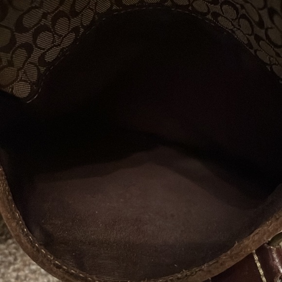 Coach Crossbody Legacy Swingback Signature Brown - Picture 9 of 11